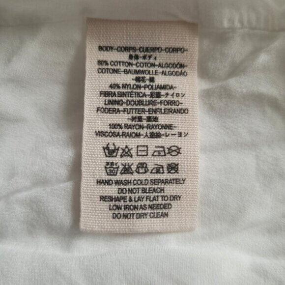 Free People Ivory Be Your Baby Lace Baby doll Dress Size Large - Picture 8 of 9